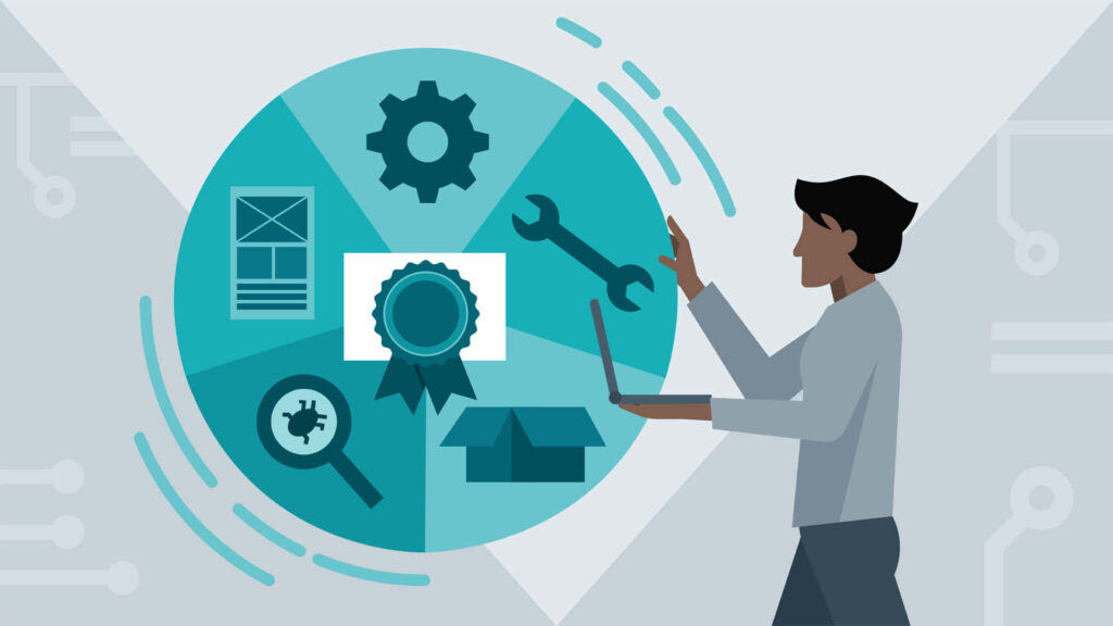 Project Management Wheel Wallpaper: Icons for Planning & Execution