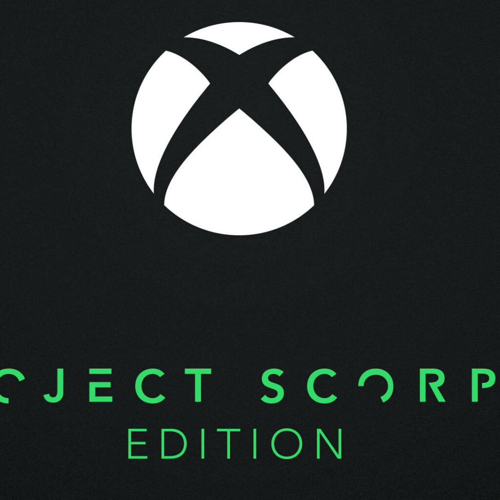 The Sleek Project Scorpio Edition Xbox Logo in High Definition Wallpaper