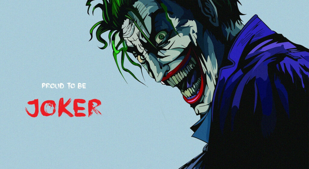 The Vibrant Joker: Embracing My Inner Clown Wallpaper