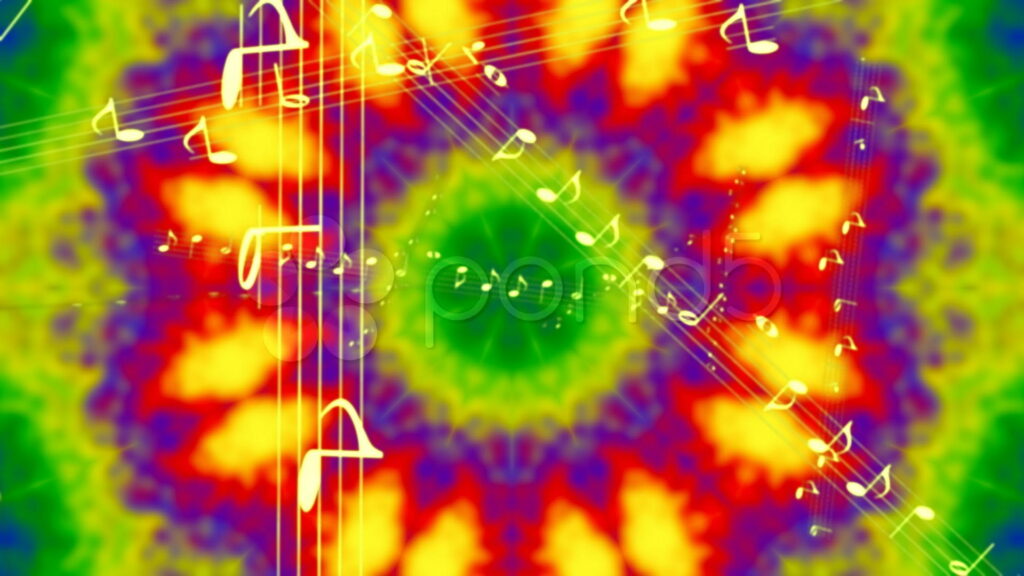 The Technicolor Web of Connection: Vibrant Hippie-Inspired HD Wallpaper Background