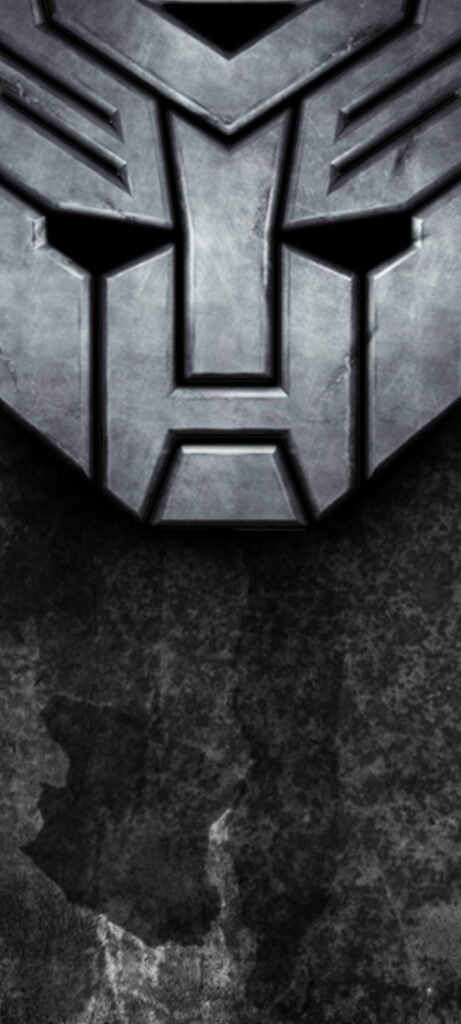High Definition Autobot Logo Punch Hole Wallpaper: Transform Your Phone Screen!