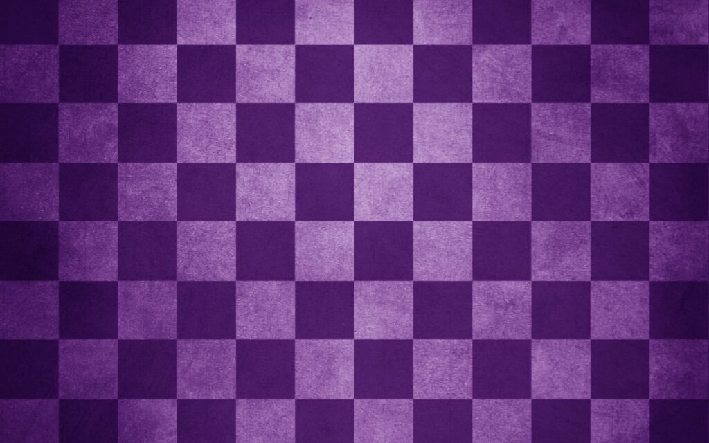 Majestic Chess: A Regal Purple Checkered Paper Background Wallpaper