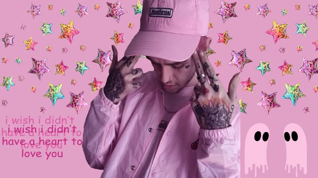 Purple Haze: Lil Peep Immortalized in an HD Wallpaper