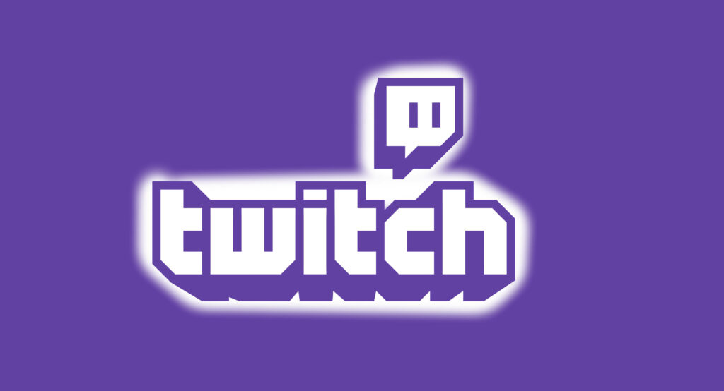 Immersive Twitch Experience: Symbolic Wordmark and Live Chat Interaction in Striking 3D Typography Wallpaper