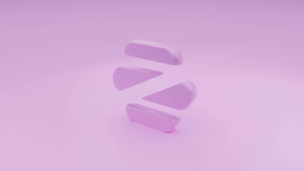 Minimalistic Abstract Vector Cut-out Pattern in Purple Pastel Aesthetics - Purple Pastel Background Wallpaper