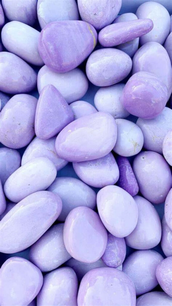Purple Pebble Swirls: A Lovely Wallpaper for Your Aesthetic