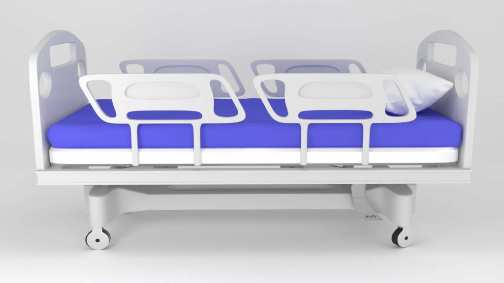 Purple Dreams: Unveiling a Mesmerizing Digital Hospital Bed Wallpaper