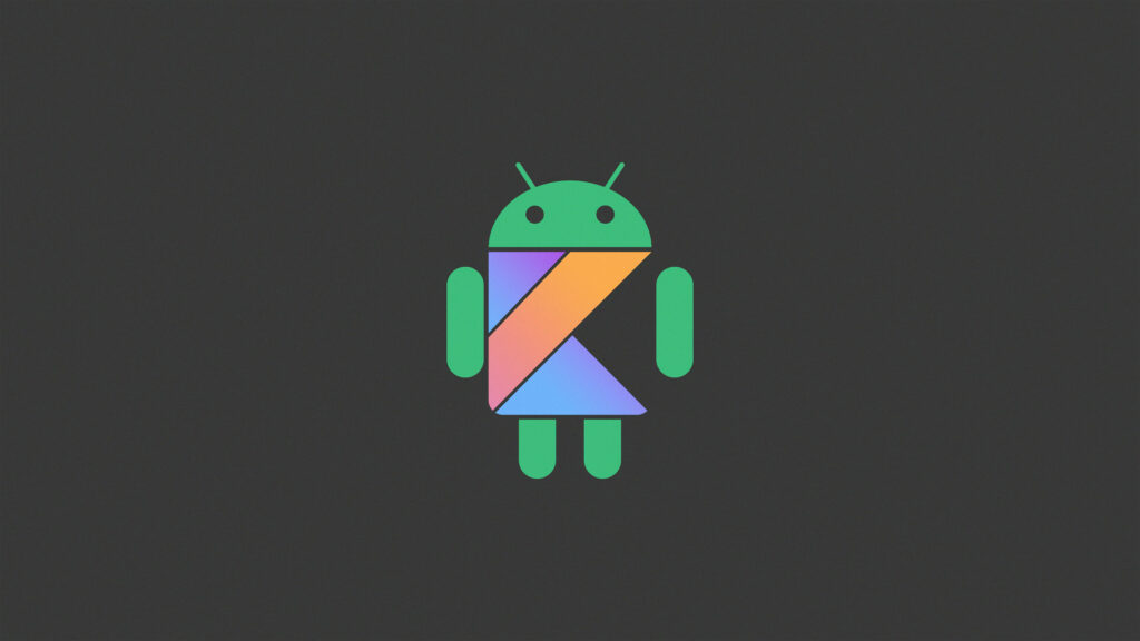 Purple and Orange Android Emblem: A Sleek Addition to Your Desktop Wallpaper