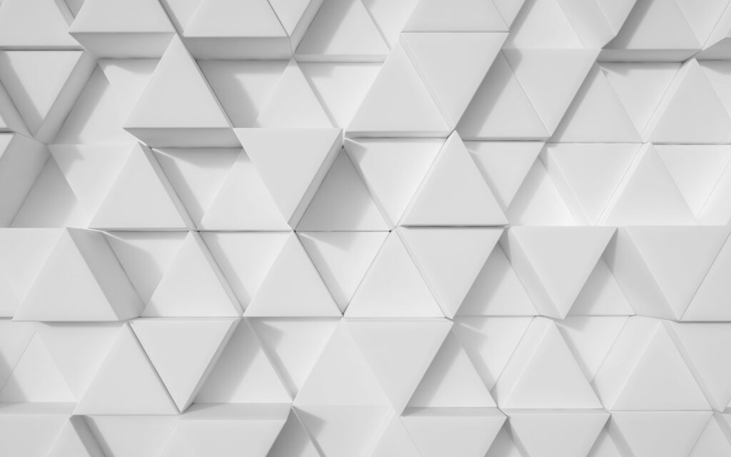 White Pyramid Puzzle: A Stunning 3D Texture Art Wallpaper for your HD Background
