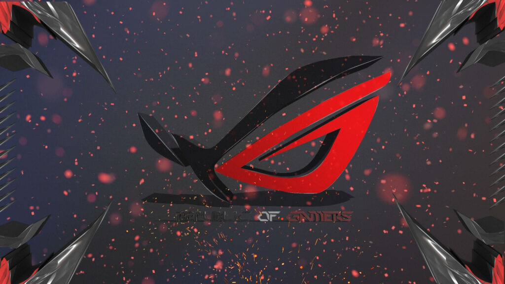 The Spiky ROG 1440p Gaming Wallpaper