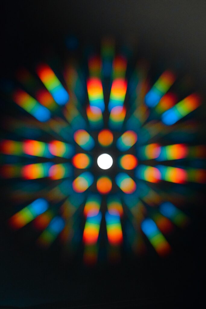 Stunning 4000x6000 Abstract Wallpaper with Radiant Light and Colors