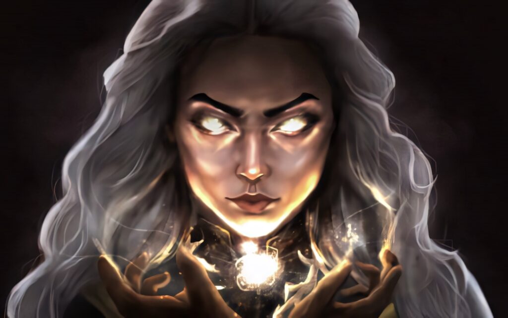 Glowing Alina from Shadow and Bone - Captivating Digital Wallpaper