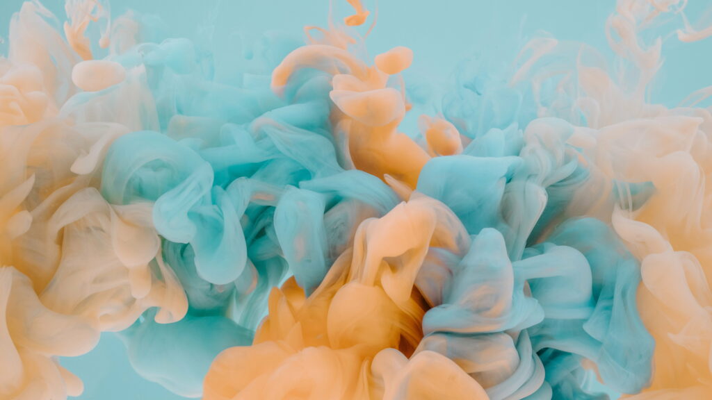 Vibrant Hues: Abstract Smoke Infused Wallpaper in HD
