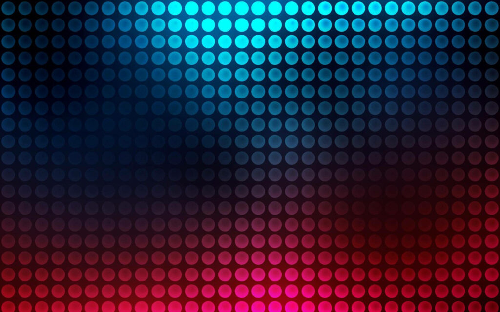 Abstract modern wallpaper with glowing circles and smooth cyan to deep red color gradient background