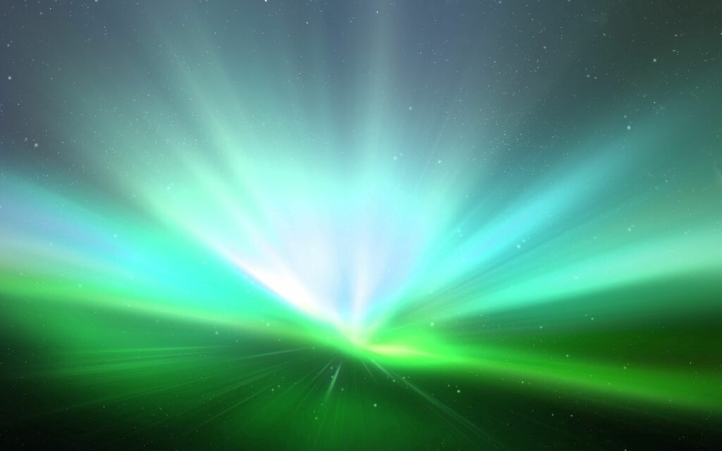 Radiant Green & Blue Abstract Background Wallpaper 2560x1600