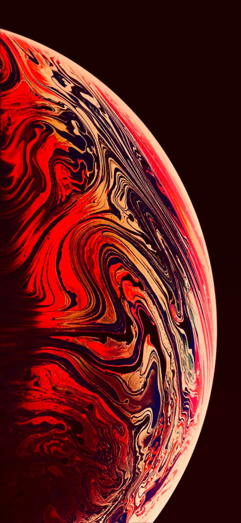 Radiant Mars: Unveiling the Untamed Beauty of a Crimson Huescape Wallpaper