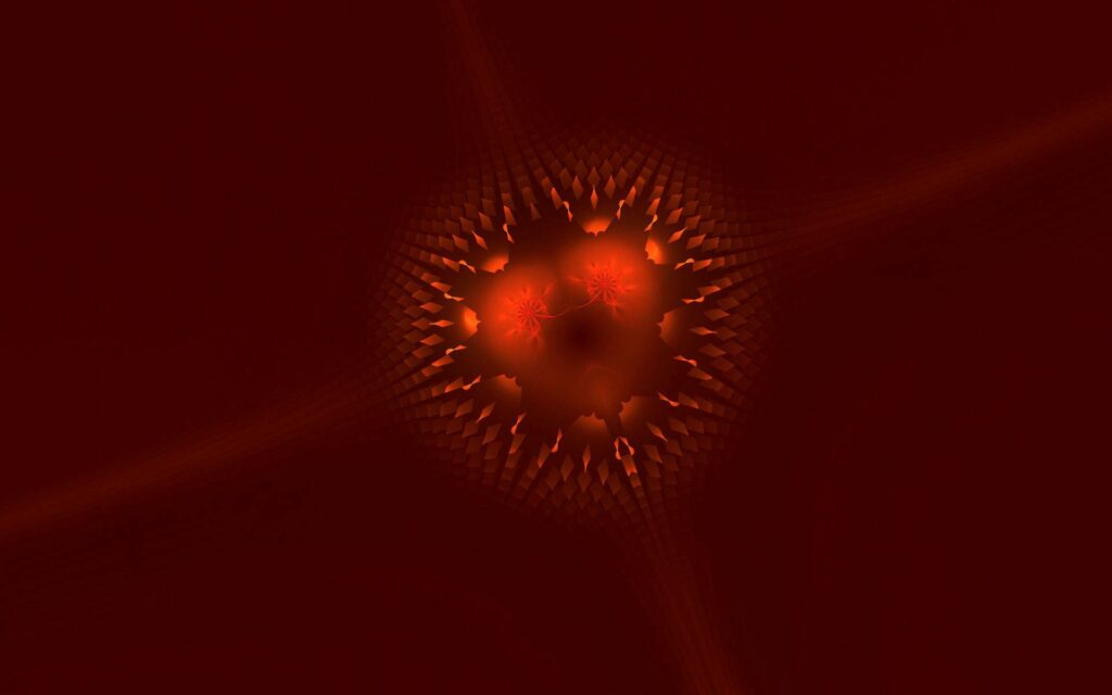 Radiant Heart Abstract Fractal Wallpaper - 1920x1200 Warm Design