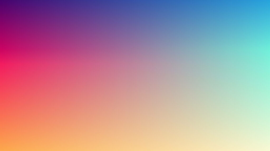 Vibrant gradient wallpaper with smooth pink purple blue to glowing orange seamless blend background