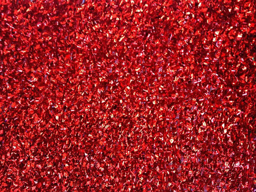Glistening Splendor: A Vibrant Burst of Red Glitter Wallpaper