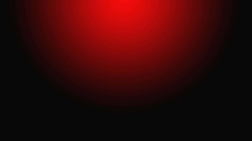 Fiery Red Gradient Background and Mesmerizing Black Wallpaper Circle