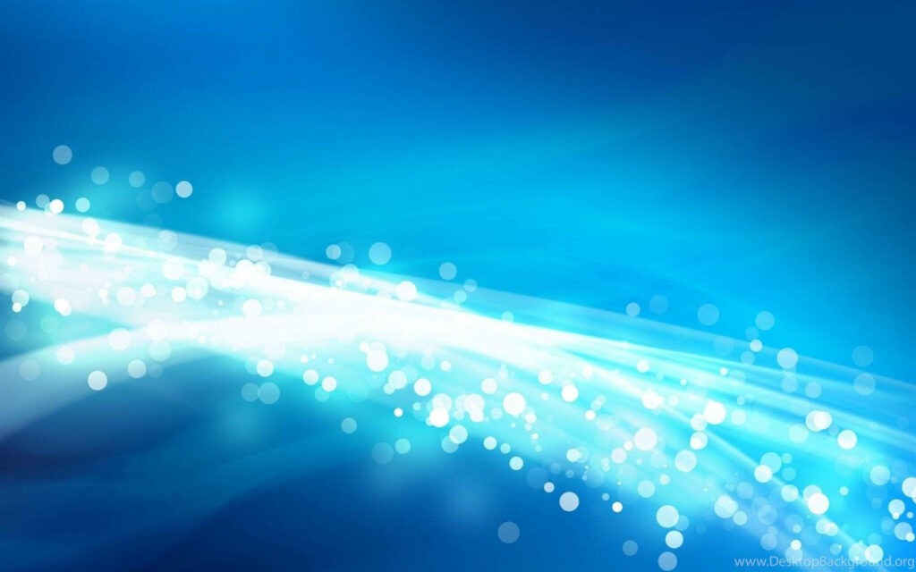 Mystic Illumination: Enigmatic Blue Abstract Bokeh Patterns Unveiled in Luminous Graphic Art Wallpaper