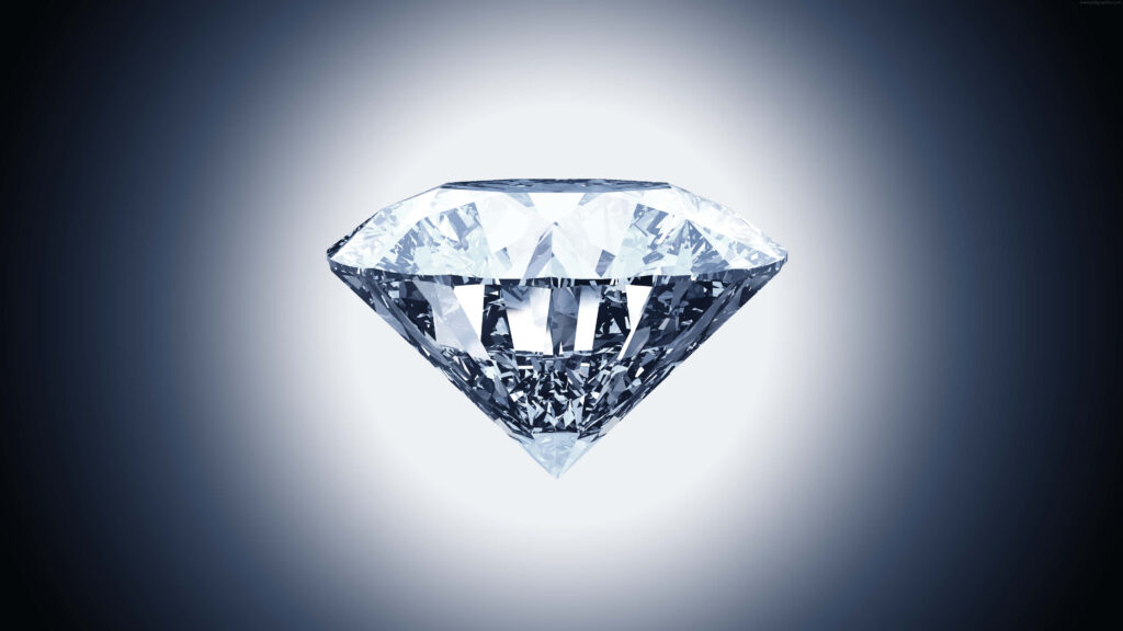Dazzling Diamond Delight: Shine with the Brightest of Diamonds in a Striking Background Wallpaper