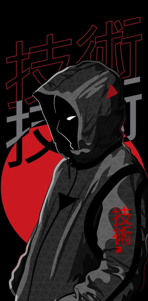 Vibrant Fusion: Anime Artwork Wallpaper