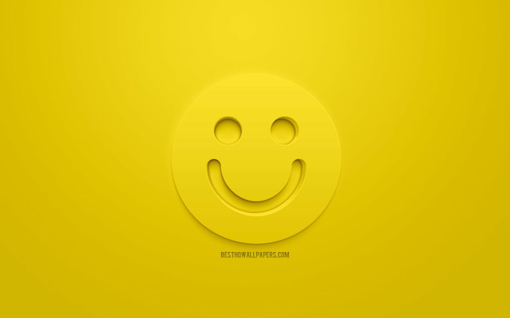 Vibrant 3D Smiles: A Burst of Happiness in Creative 3D Art Wallpaper