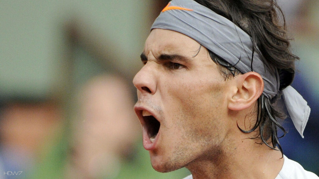Rafael Nadal: Intense Passion & Determination Wallpaper Background