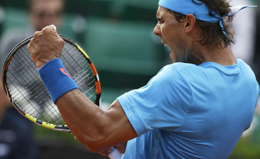 Rafael Nadal: Victorious Tennis Passion & Intensity Wallpaper