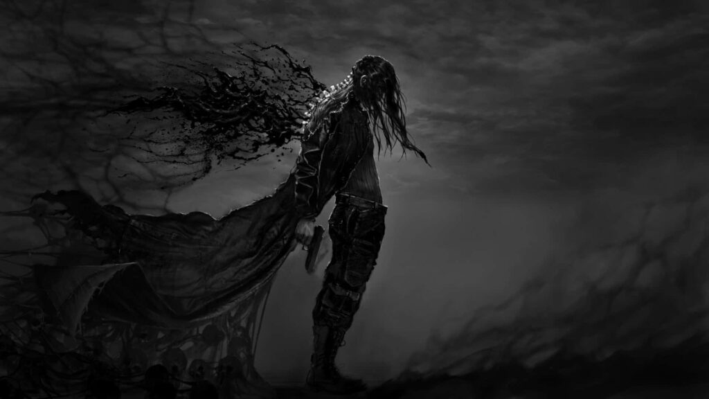 The Hatred of a Dark Fantasy: Intense Video Game Wallpaper