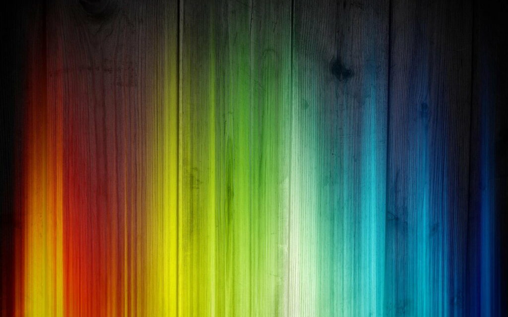 Rainbow Wood: An Abstract Pattern of Colorful RGB Design-QHD Wallpaper Background Photo