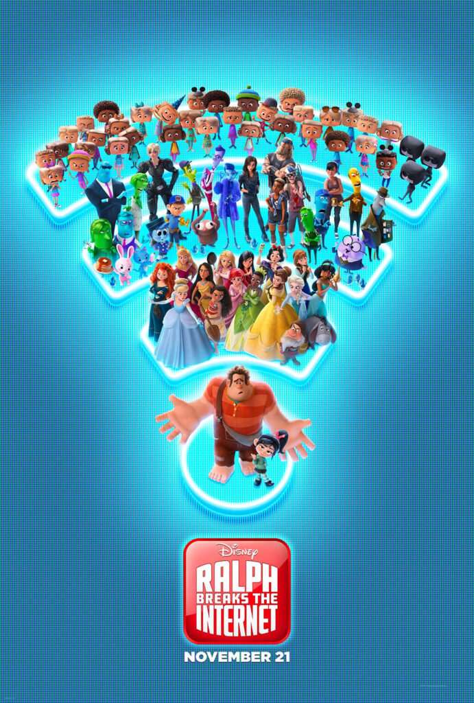 Ralph Breaks The Internet Movie Poster: Epic Digital Adventure Wallpaper