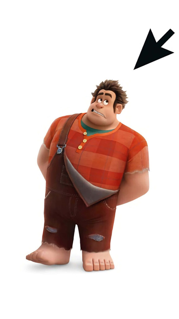 Vibrant Ralph Breaks the Internet Wallpaper - Iconic Character Design