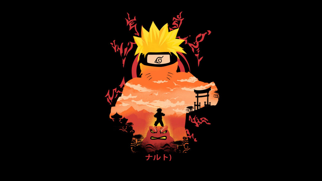 Unleashing the Rasengan: Naruto Uzumaki's Determination to Protect as he Aims to be the Future Hokage Wallpaper