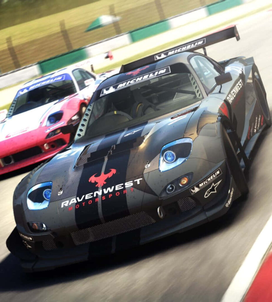 Unleash the Speed: Grid Autosport Racing Game - Intense Race Car Action with Ravenwest Motorsport Livery Wallpaper