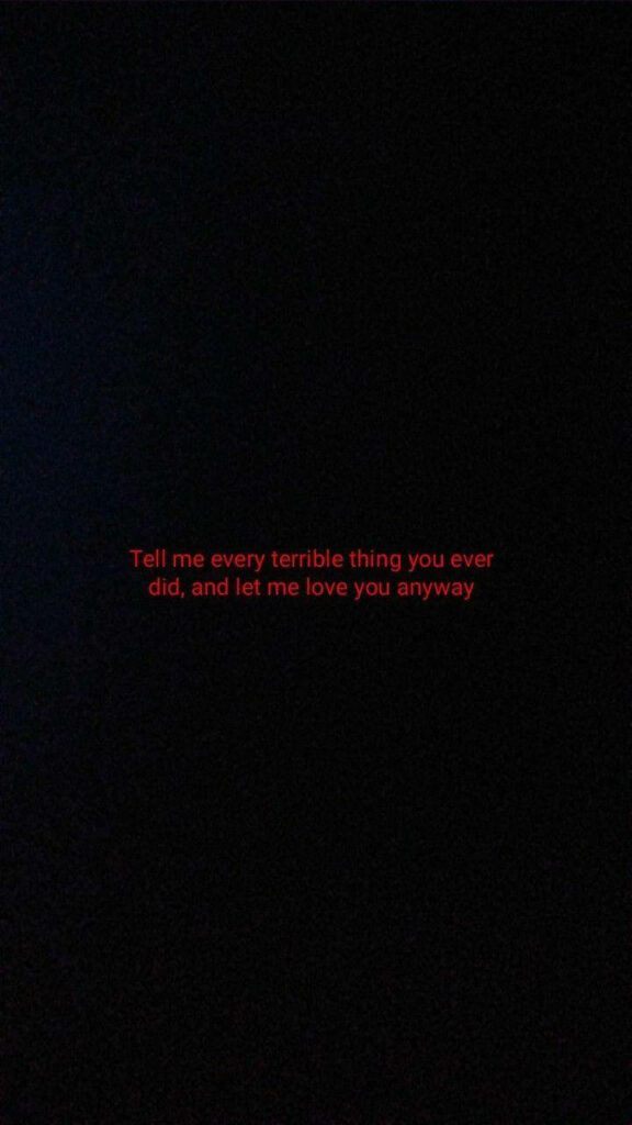 A Dark and Evocative Wallpaper Empowering Redemption and Unconditional Love