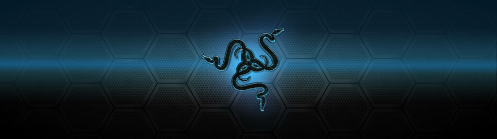 Immersive Razer PC Hexagon Tiled Background Wallpaper