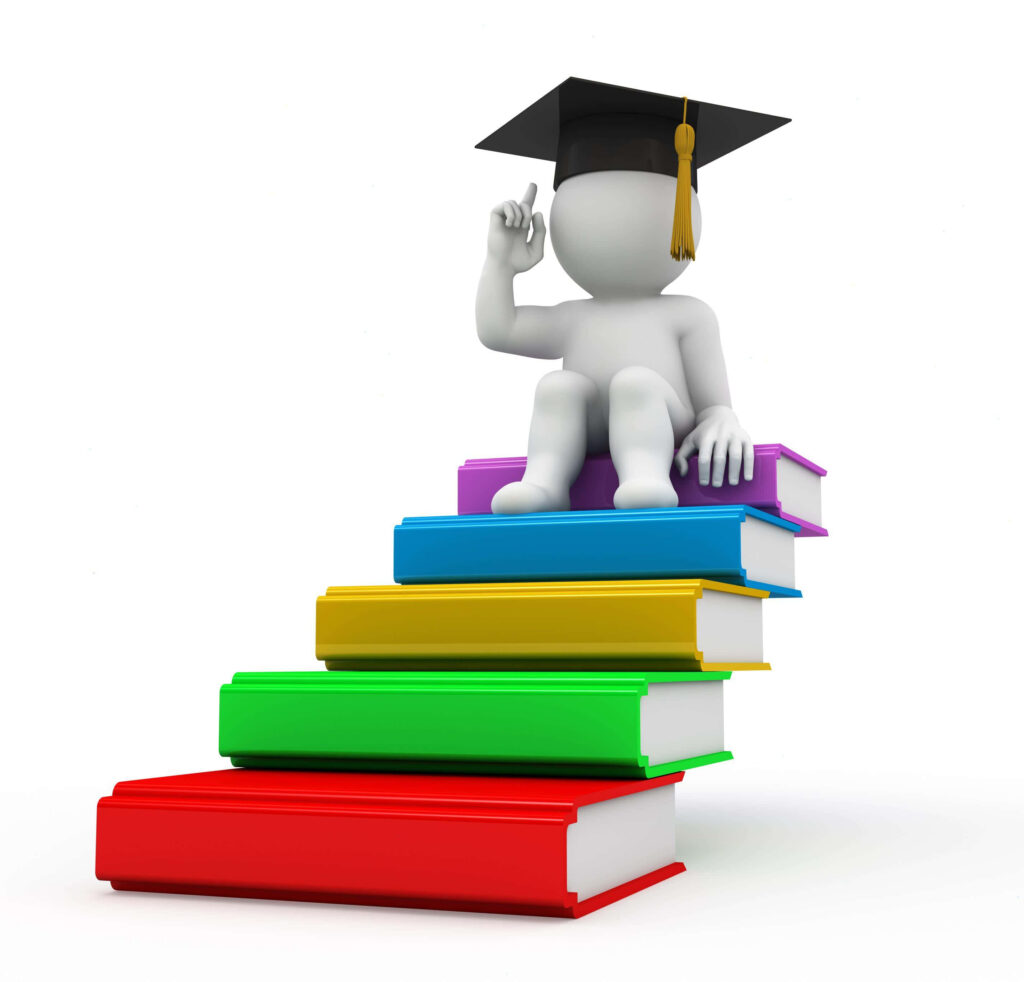 Ascending the Ladder of Knowledge with an Academic Triumph Wallpaper