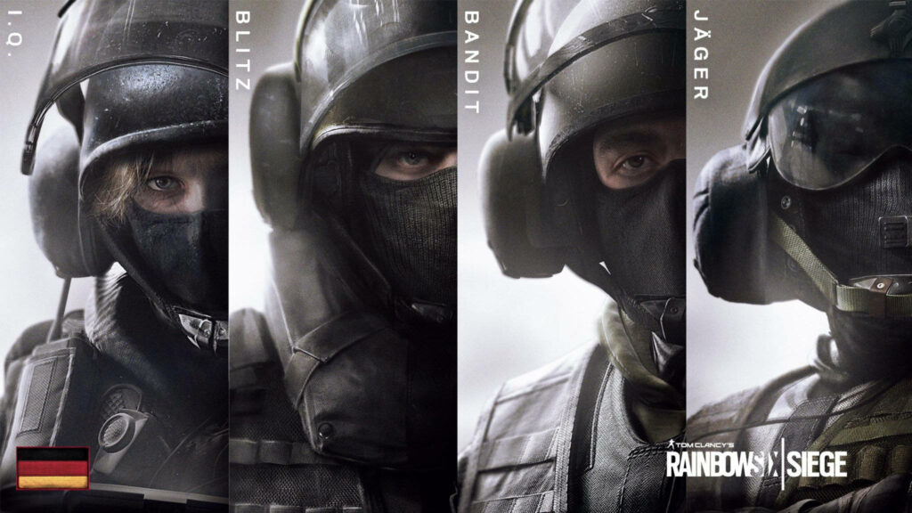 Unleashing the Unstoppable: The Mighty GSG-9 Team of Rainbow Six Siege Wallpaper