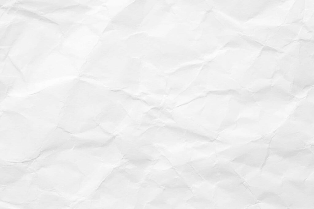 Crumpled White Paper Texture Wallpaper Background - Realistic Design