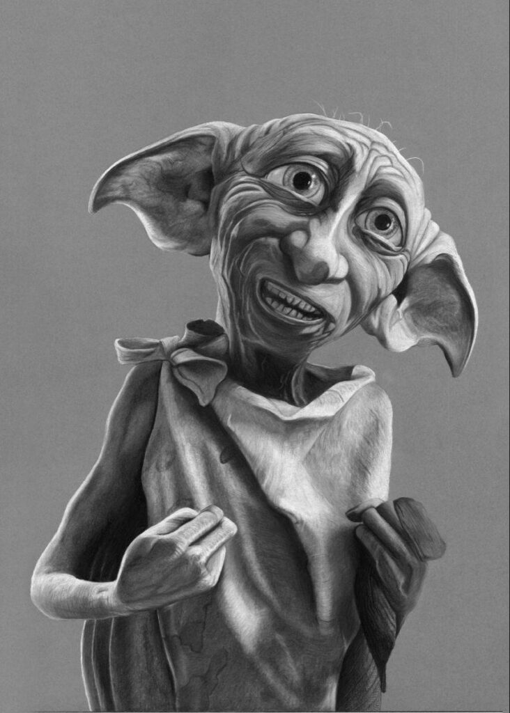 Realistic Dobby House-Elf Wallpaper with Intricate Details