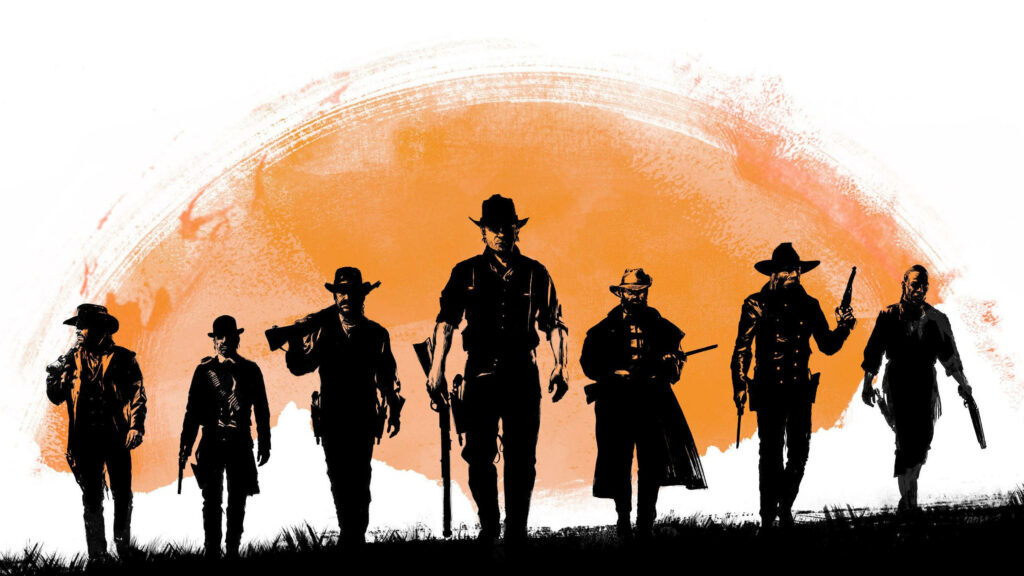 Wild West Adventure: Red Dead Redemption 2 Character Wallpaper