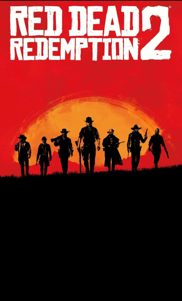 RDR2 Cowboy Sunset Wallpaper - Wild West Adventure Background