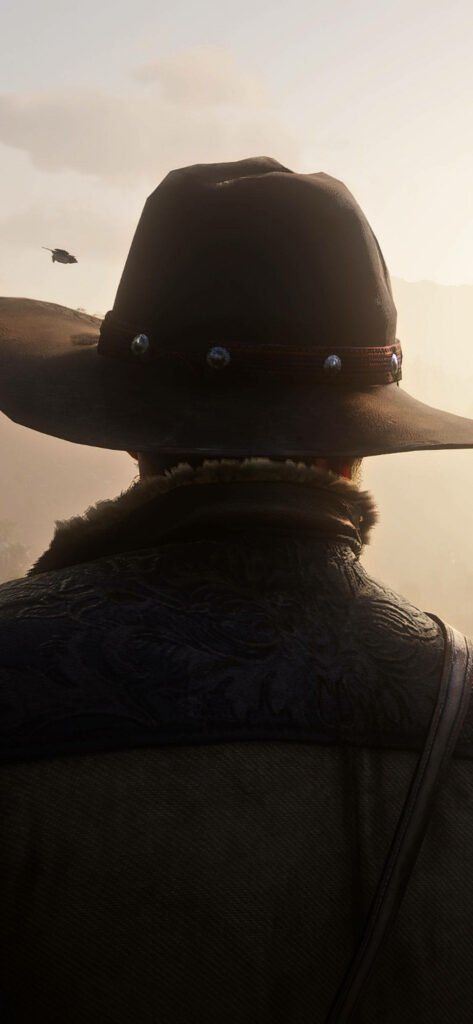 Wild West Cowboy Wallpaper: Rugged Character from Red Dead Redemption
