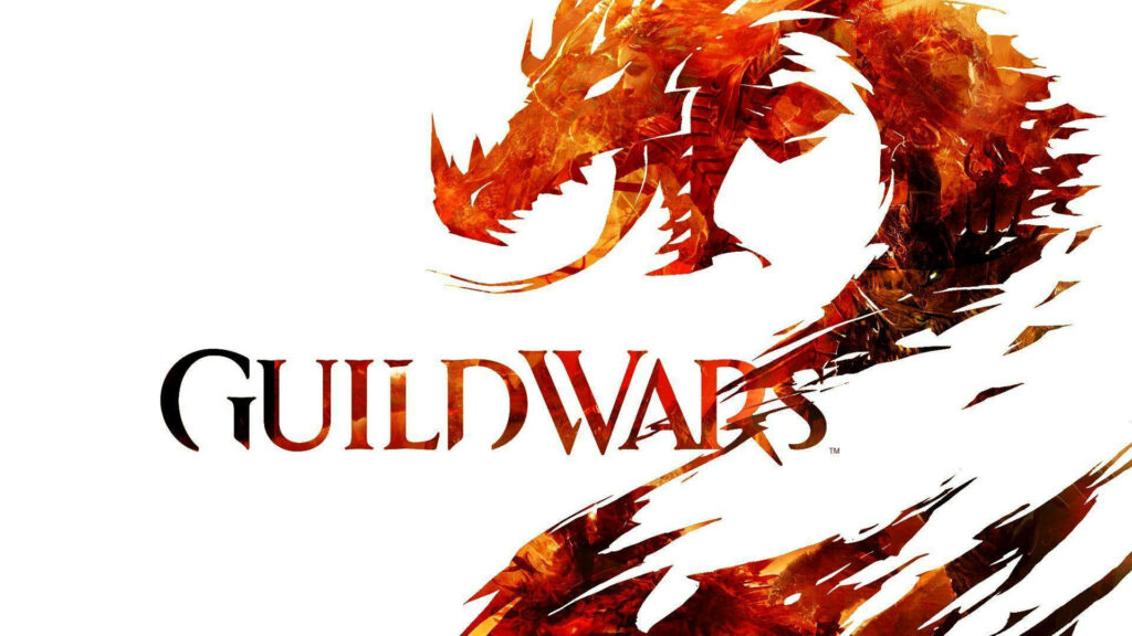 Red Dragon Wallpaper from Guild Wars 2: Bold Fire & Minimalism