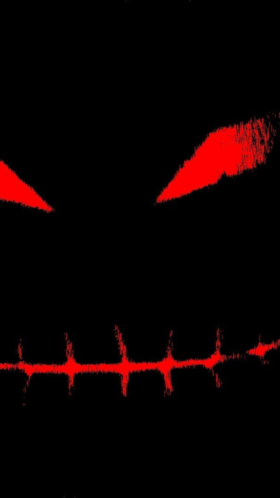 Nightmare Fuel: Red-Eyed Monster Haunting Your Home Screen Wallpaper