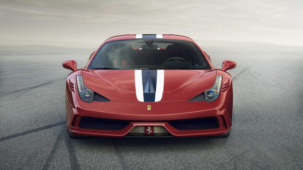 Stunning Red Ferrari 458 Speciale Wallpaper - High-Res Sports Car Image