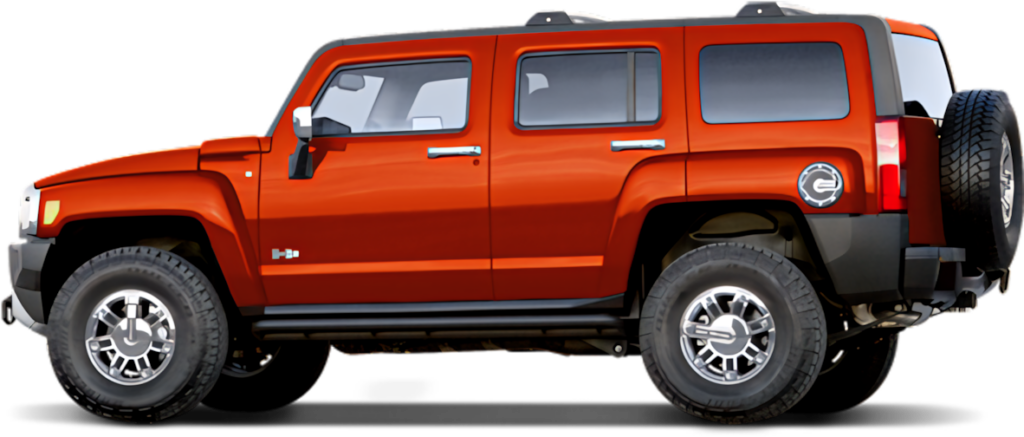 Bold Red Hummer SUV Wallpaper: Sleek Design & Off-Road Power