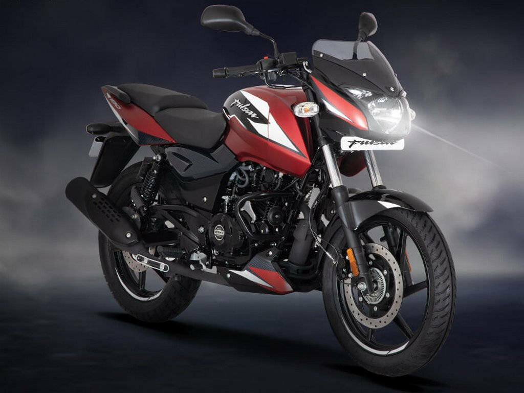 Red Pulsar 150 Wallpaper: Sporty Design & Sleek Colors for Bikers